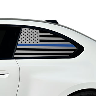 Buy thin-blue-line Fits BMW M2 2023+ Quarter Window American Flag Vinyl Decal Stickers