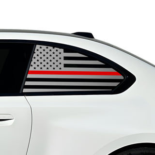 Buy thin-red-line Fits BMW M2 2023+ Quarter Window American Flag Vinyl Decal Stickers