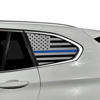 Buy thin-blue-line Fits BMW X1 2016-2022 Quarter Window American Flag Vinyl Decal Stickers