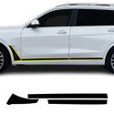 BMW X7 2019-2026 Blackout Chrome Delete Kit – Precut Gloss Black Vinyl Overlays
