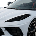 Chevrolet Corvette C8 2020–2026 Dark Smoke Headlight & Taillight Tint Kit – Precut Vinyl Lens Overlays