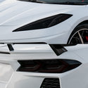 Chevrolet Corvette C8 2020–2026 Dark Smoke Headlight & Taillight Tint Kit – Precut Vinyl Lens Overlays