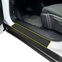 Fits Chevrolet Equinox EV 2024+ Precut Door Sill Premium Paint Protection Film PPF Decal Film Kit, Gloss Black Carbon Fiber