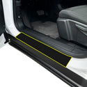 Fits Chevrolet Equinox EV 2024+ Precut Door Sill Premium Paint Protection Film PPF Decal Film Kit, Gloss Black Carbon Fiber