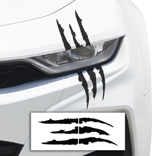 Animal Claw Mark Vinyl Overlay Decal Stickers Universal Fit