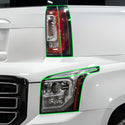 Full Headlight Taillight Precut Smoked PPF Tint Kit Film Overlay Fits GMC Yukon 2015-2020