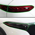 Full Headlight Taillight Precut Smoked PPF Tint Kit Film Overlay Fits Mercedes Benz EQS 2022+