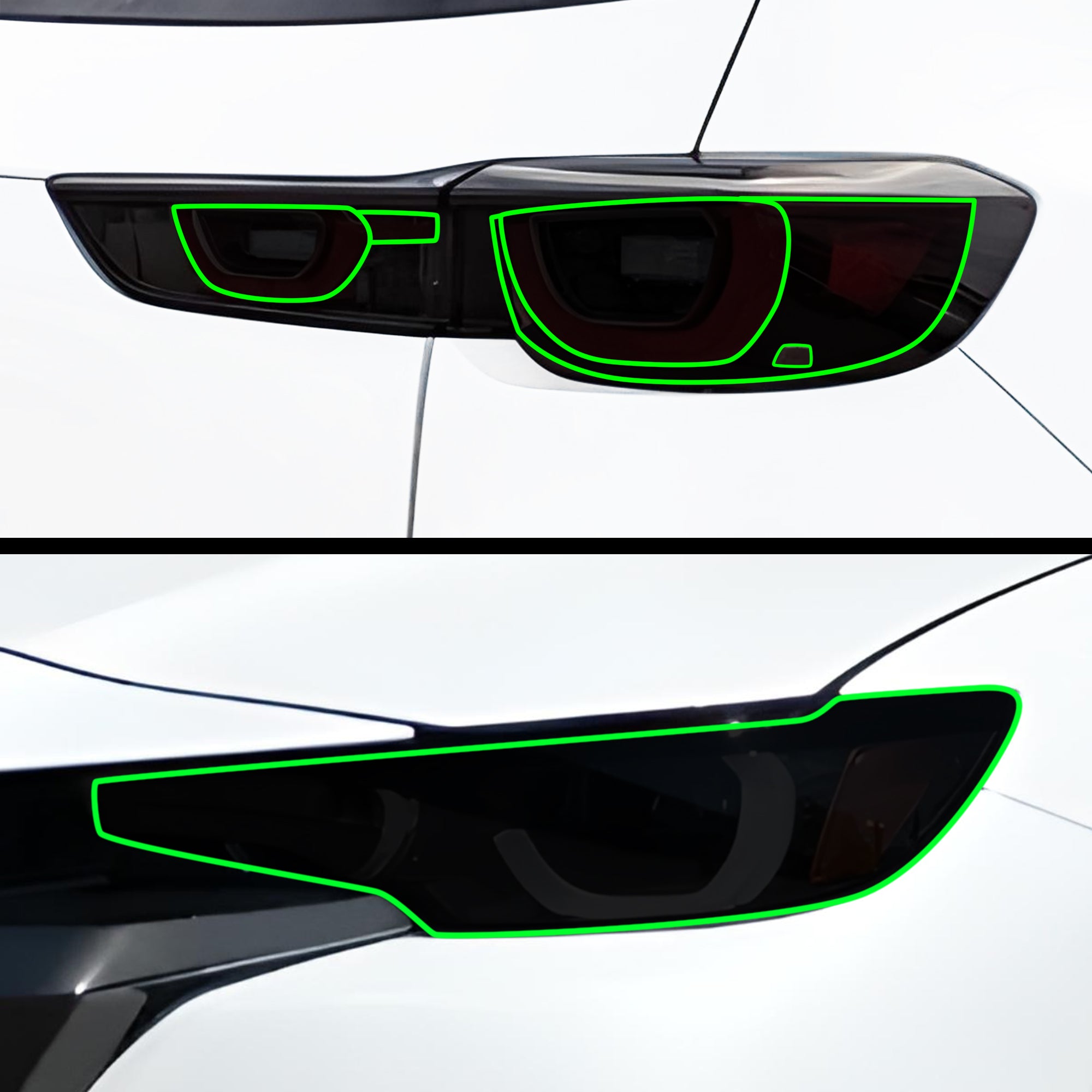 Full Headlight Taillight Precut Smoked PPF Tint Kit Film Overlay Fits Mazda Cx - 50 2023 - 2025 - Bogar Tech Designs