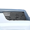 Fits GMC Hummer EV SUV 2024+ Quarter Window American Flag Vinyl Decal Stickers