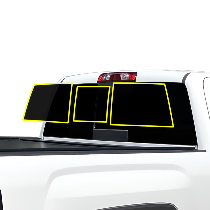 Fits GMC Sierra 2014 - 2018 Crew Cab Premium Nano Ceramic Precut Window Tint Film Kit Front Rear Windows Windshield - Bogar Tech Designs