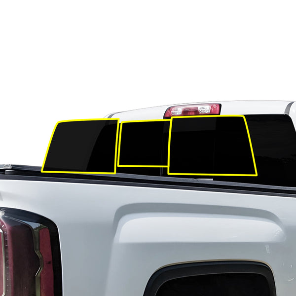 Fits GMC Sierra Extended Cab 2014-2018 Premium Nano Ceramic Precut Window Tint Film Kit Front Rear Windows Windshield