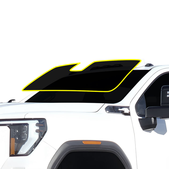 Fits GMC Sierra HD 2500 - 3500 Crew Cab 2015+ Premium Nano Ceramic Precut Window Tint Film Kit Front Rear Windows Windshield - Bogar Tech Designs