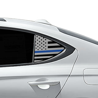 Buy thin-blue-line Fits Genesis G70 2019+ Quarter Window American Flag Vinyl Decal Stickers