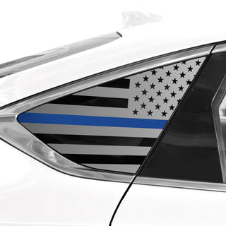 Buy thin-blue-line Quarter Window American Flag Vinyl Decal Stickers Fits Genesis G80 2022-2025