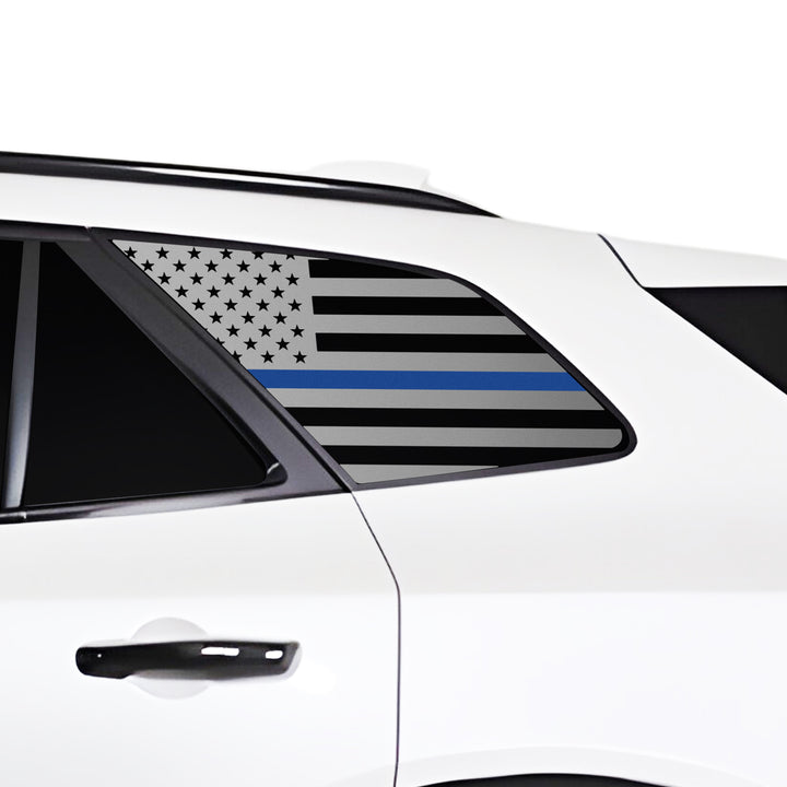 Fits Honda Prologue 2024 - 2025 Quarter Window American Flag Vinyl Decal Stickers - Bogar Tech Designs
