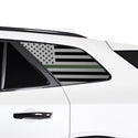 Fits Honda Prologue 2024+ Quarter Window American Flag Vinyl Decal Stickers