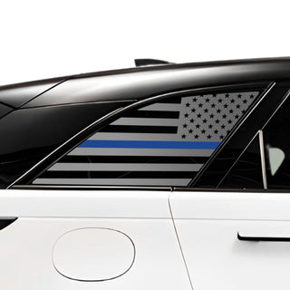 Buy thin-blue-line Quarter Window American Flag Vinyl Decal Stickers Fits Range Rover Velar 2018+