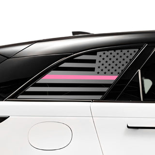 Buy thin-pink-line Quarter Window American Flag Vinyl Decal Stickers Fits Range Rover Velar 2018+