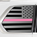 Quarter Window American Flag Vinyl Decal Stickers Fits BMW X7 2019-2022