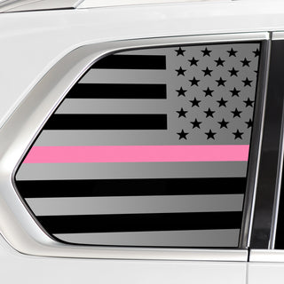 Buy thin-pink-line Quarter Window American Flag Vinyl Decal Stickers Fits BMW X7 2019-2022