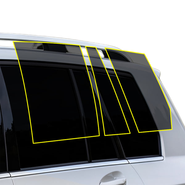 Mercedes-Benz GLK 2013-2015 Full Windows + Windshield Ceramic Window Tint Kit - Precut (Heat Rejection)