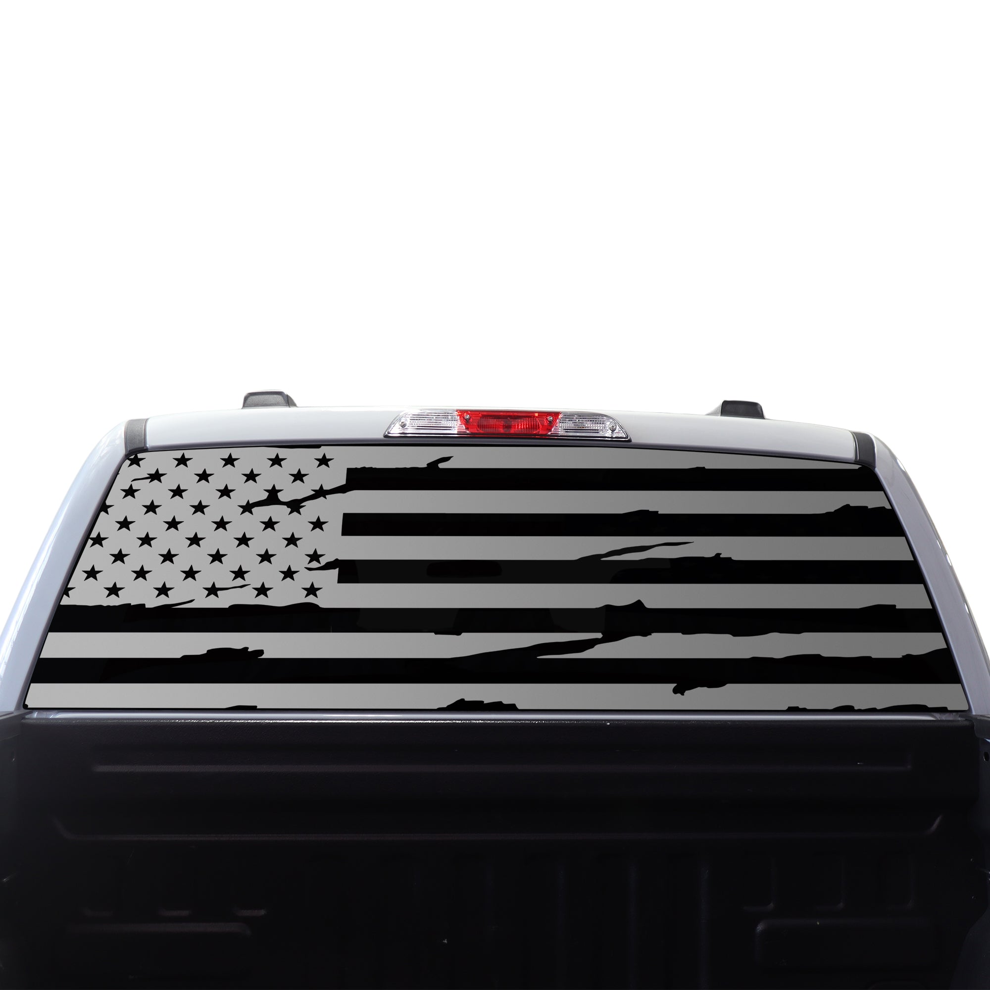 American Flag Rear Side Window Vinyl Decal Stickers Fits Ford F - 150 F150 2015 - 2025 - Bogar Tech Designs