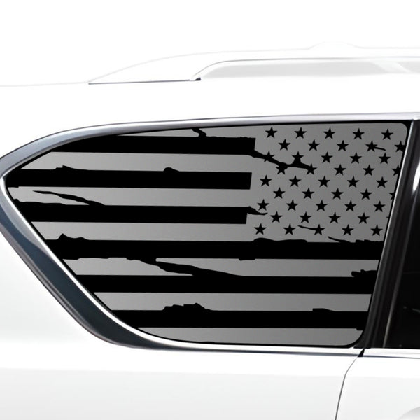 Quarter Window American Flag Vinyl Decal Stickers Fits Infiniti QX80 2017+