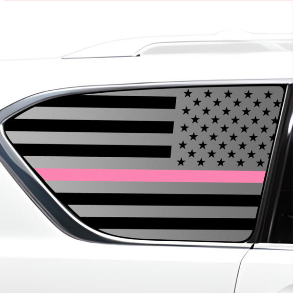 Quarter Window American Flag Vinyl Decal Stickers Fits Infiniti QX80 2017+