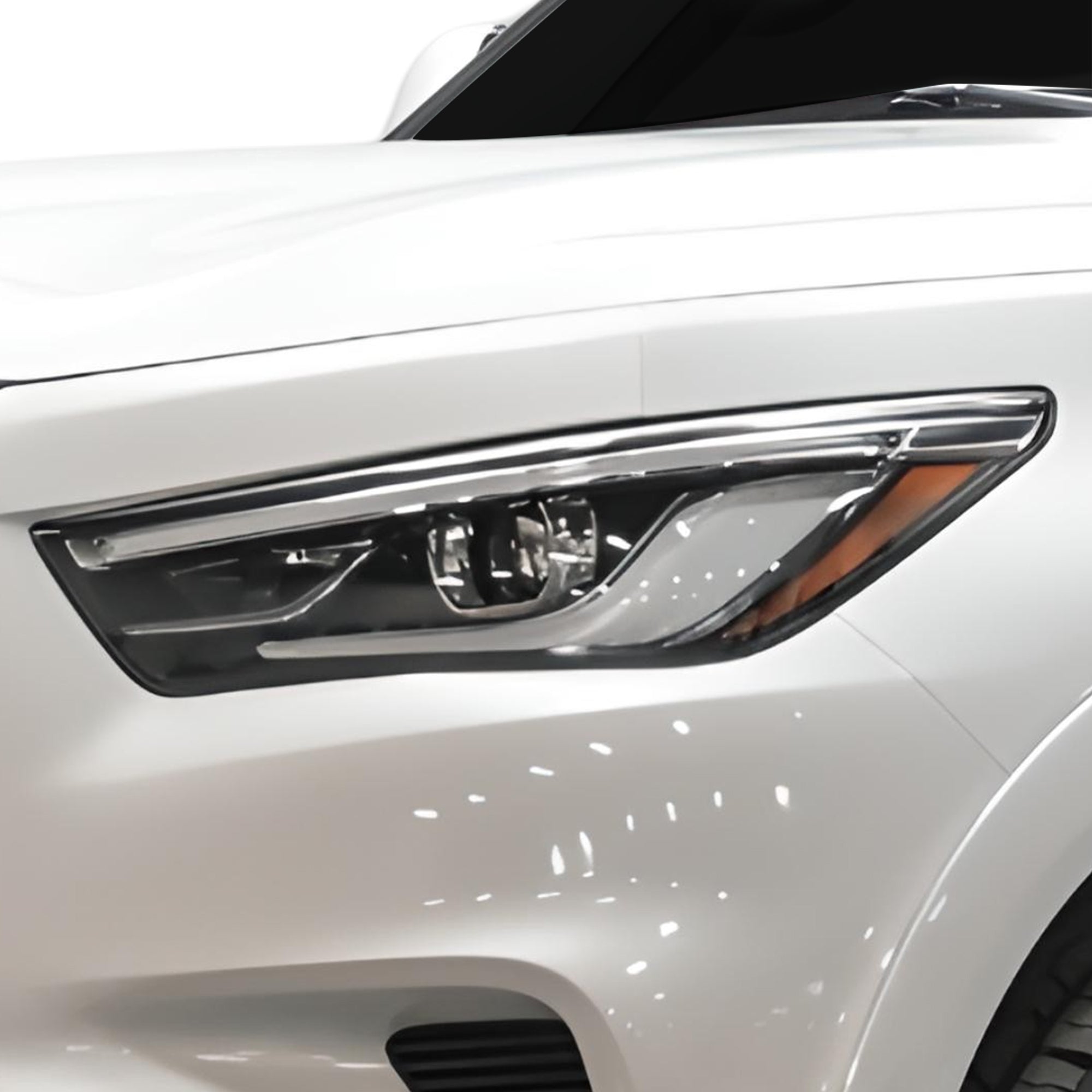 Full Headlight Taillight Precut Smoked PPF Tint Kit Film Overlay Fits Infiniti QX80 2018 - 2024 - Bogar Tech Designs