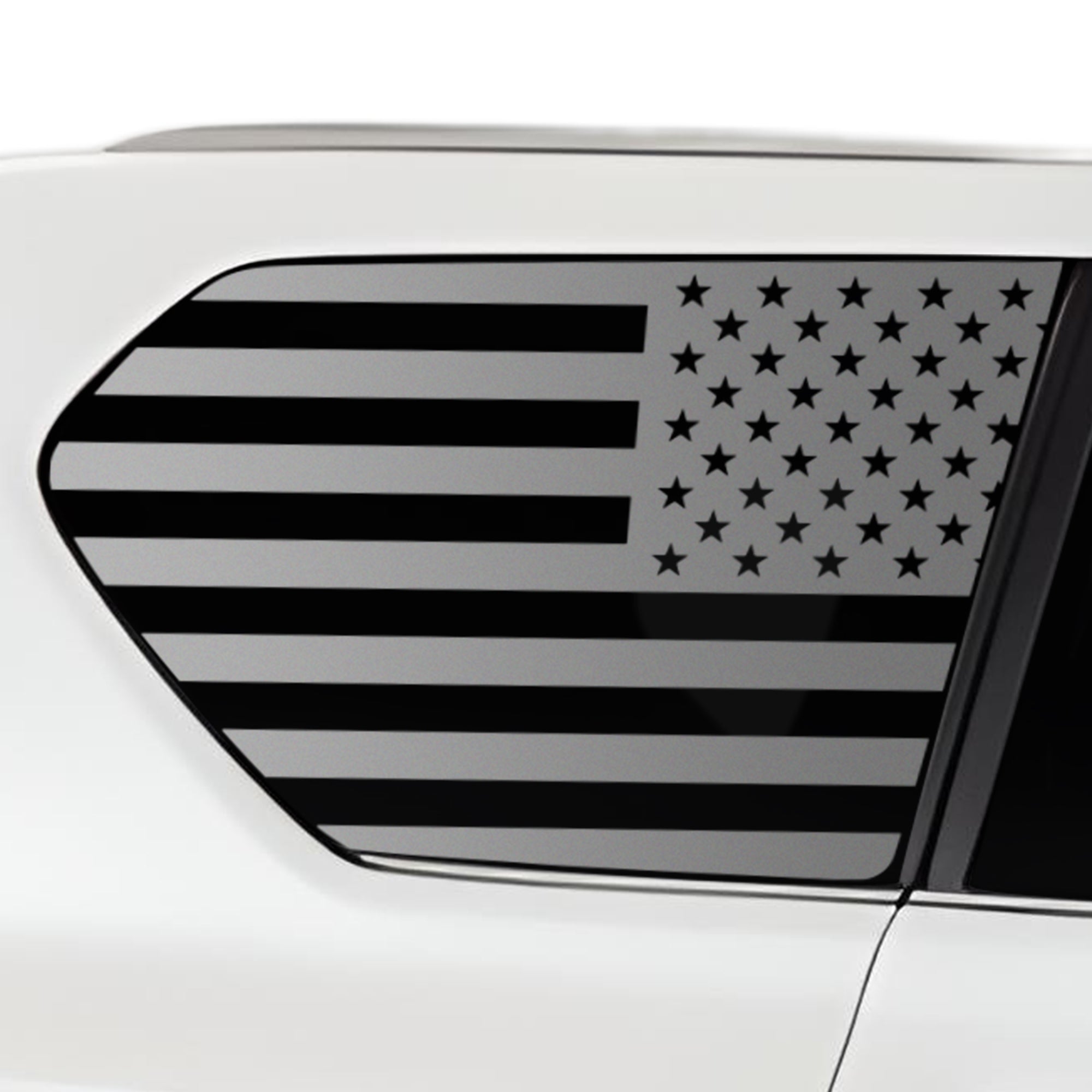 Quarter Window American Flag Vinyl Decal Stickers Fits Lexus GX 2018 - 2023 - Bogar Tech Designs