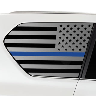 Buy thin-blue-line Quarter Window American Flag Vinyl Decal Stickers Fits Lexus GX 2018-2023