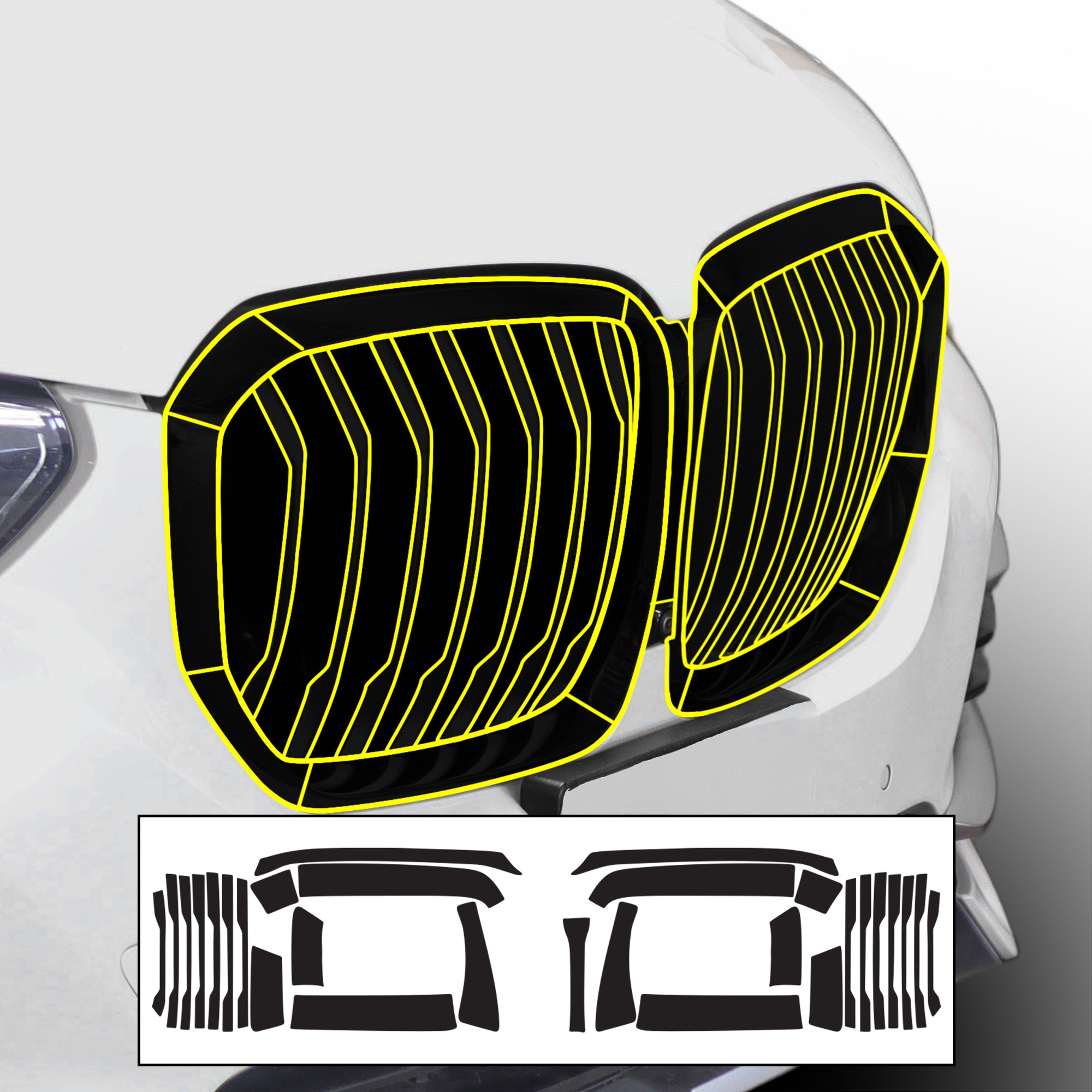 Vinyl Chrome Delete Blackout Decal Stickers Overlay Film Fits BMW X5 2019 - 2025 - Bogar Tech Designs