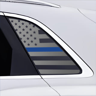 Buy thin-blue-line Quarter Window American Flag Vinyl Decal Stickers Fits Audi Q3 2019-2024