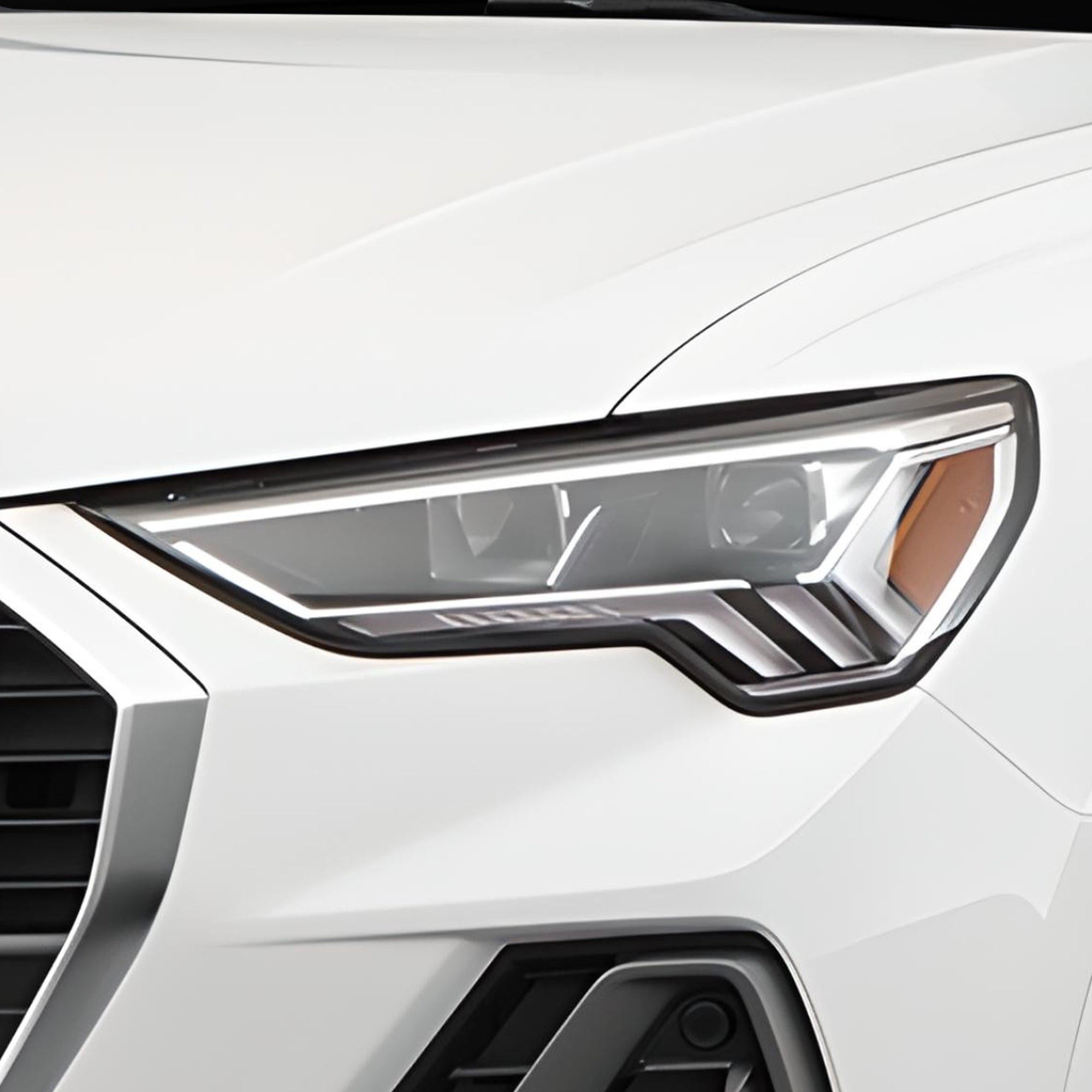 Full Headlight Taillight Precut Smoked PPF Tint Kit Film Overlay Fits Audi Q3 2019 - 2024 - Bogar Tech Designs