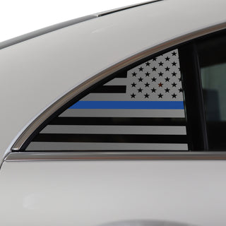 Buy thin-blue-line Quarter Window American Flag Vinyl Decal Stickers Fits Mercedes Benz CLA 2020-2024