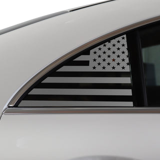 Quarter Window American Flag Vinyl Decal Stickers Fits Mercedes Benz CLA 2020-2024