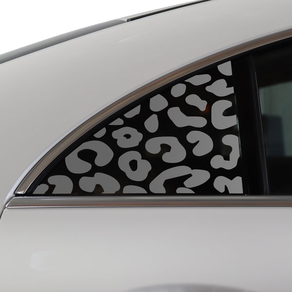 Animal Leopard Cheetah Cow Quarter Window Vinyl Decal Stickers Fits Mercedes Benz CLA 2020-2026