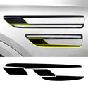 Genesis GV80 SUV Blackout Chrome Delete Kit – Precut Gloss Black Vinyl Overlays Film