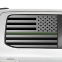 American Flag Rear Side Window Windshield Vinyl Decal Stickers Fits Ford F-150 F150 Lightning 2022+