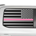 American Flag Rear Side Window Windshield Vinyl Decal Stickers Fits Ford F-150 F150 Lightning 2022+