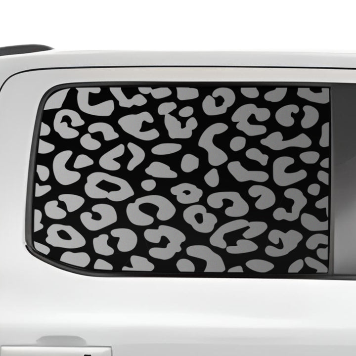 Animal Leopard Cow Window Vinyl Decal Stickers Fits Ford F - 150 F150 Lightning 2022+ - Bogar Tech Designs