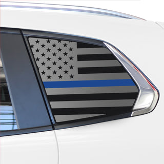 Buy thin-blue-line Quarter Window American Flag Vinyl Decal Stickers Fits Mazda Cx-50 2022+