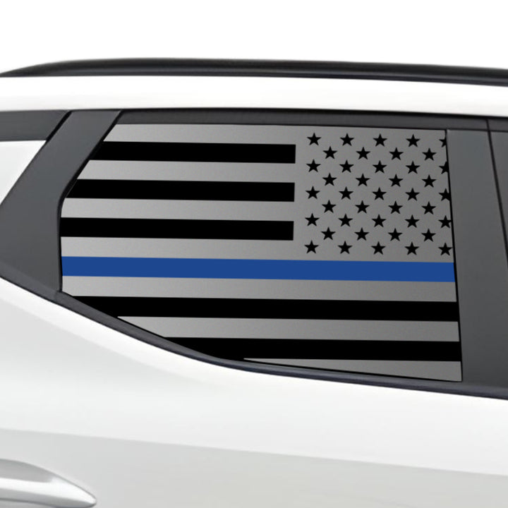 Rear Window American Flag Vinyl Decal Stickers Fits Hyundai Santa Cruz 2022 - 2025 - Bogar Tech Designs