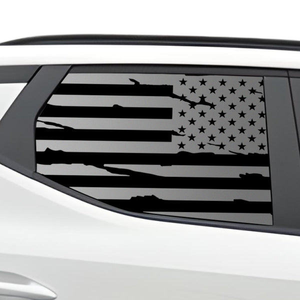 Rear Window American Flag Vinyl Decal Stickers Fits Hyundai Santa Cruz 2022+