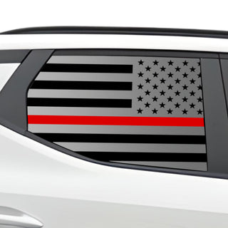 Buy thin-red-line Rear Window American Flag Vinyl Decal Stickers Fits Hyundai Santa Cruz 2022+