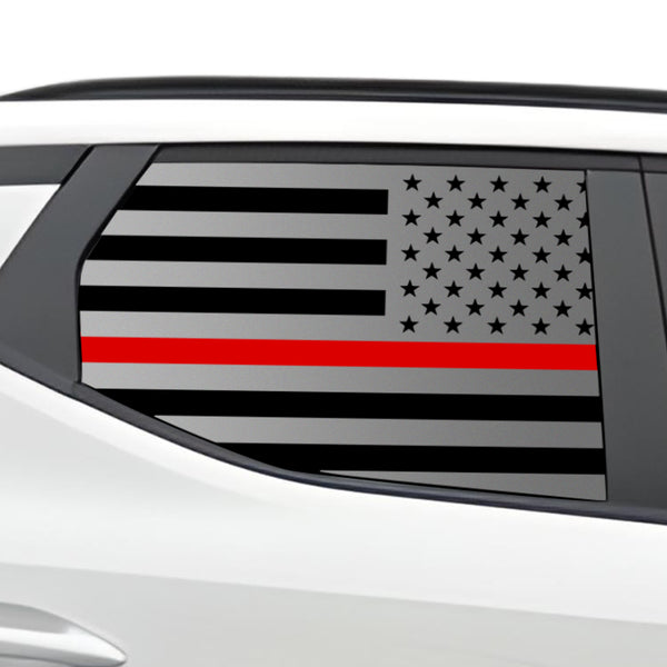 Rear Window American Flag Vinyl Decal Stickers Fits Hyundai Santa Cruz 2022+