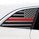 Quarter Window American Flag Vinyl Decal Stickers Fits Mercedes Benz EQS 2022+