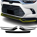 Vinyl Chrome Delete Grille Side Window Blackout Decal Stickers Overlay Film Fits Toyota Grand Highlander 2024 2025