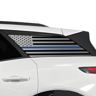 Buy thin-blue-line Fits Chevrolet Blazer EV 2024+ Quarter Window American Flag Vinyl Decal Stickers