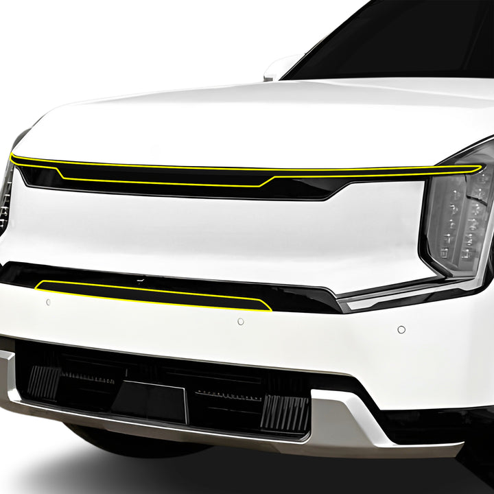 Vinyl Chrome Delete Blackout Decal Stickers Overlay Film Fits Kia EV9 2024 - 2025 - Bogar Tech Designs